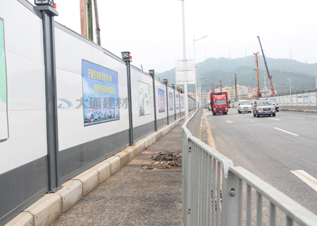 A類鋼結構圍擋-深圳市政道路工程項目