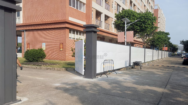惠州圍擋大門-建筑工地圍擋-施工圍擋項目工程